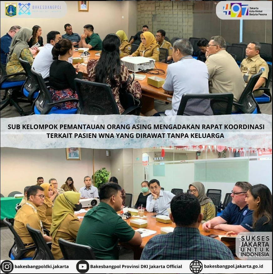 Rapat koordinasi terkait Pasien WNA yang dirawat di RSUD Tarakan tanpa Keluarga