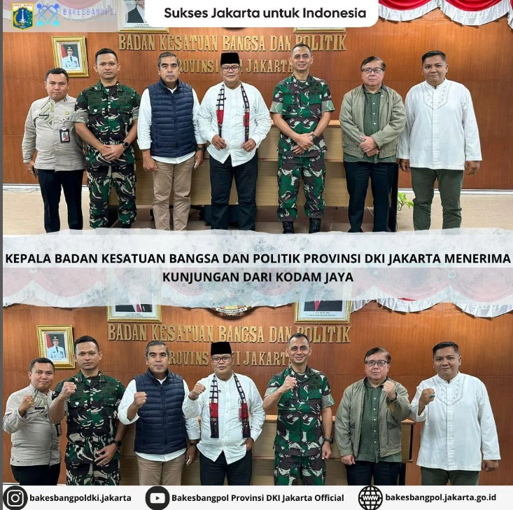 kunjungan dari Komando Daerah Militer Jayakarta (Kodam Jaya)