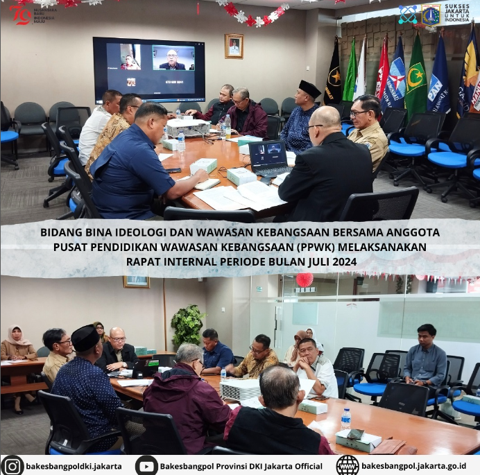 Rapat Internal Evaluasi Sosialisasi Wawasan Kebangsaan pada (MPLS) 